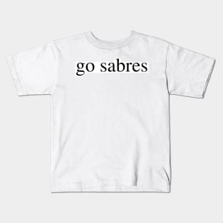 go sabres Kids T-Shirt